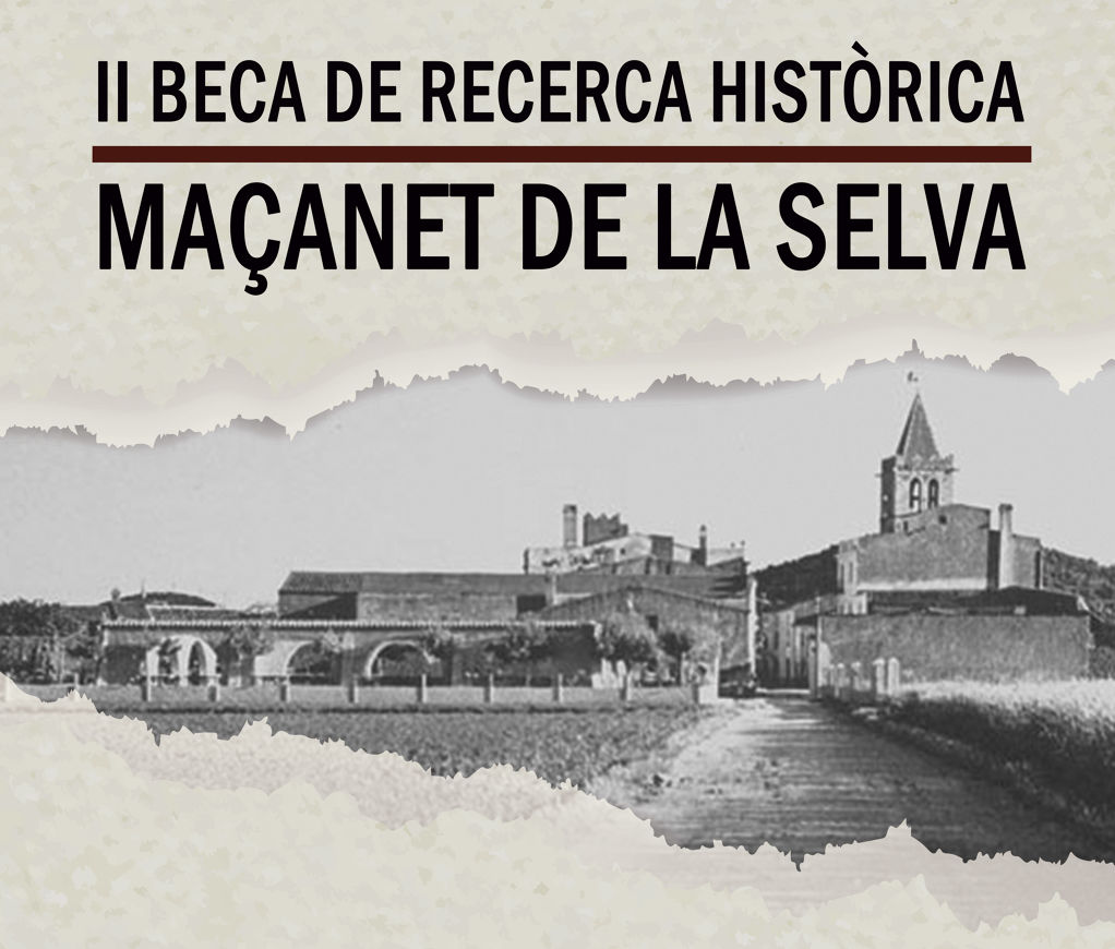 Convocatòria oberta de la II Beca de recerca històrica de l'Ajuntament de Maçanet de la Selva - ac40b-cartell.jpg