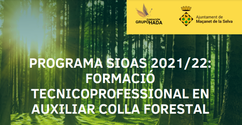 Formació en Auxiliar de Brigada Forestal dirigida a persones amb discapacitat psíquica o física