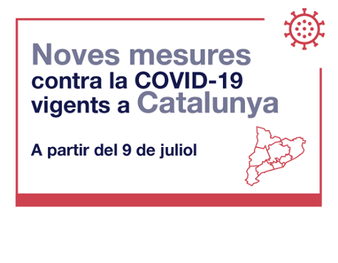 Mesures contra la COVID19 a partir del 9 de juliol