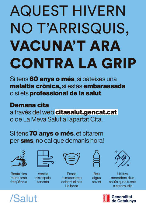 Comença la Campanya de Vacunació Antigripal 2021