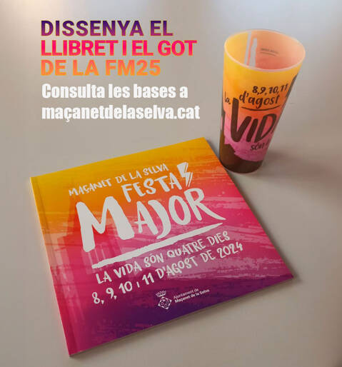 Concurs de disseny del llibret i got Festa Major 2025