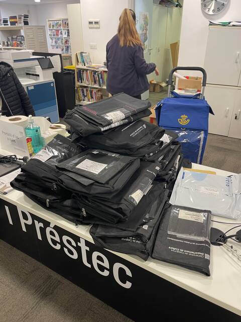 El Servei Nacional de Préstec Interbibliotecari continua creixent a la Biblioteca de Maçanet