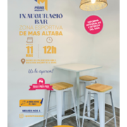 Inauguració bar zona esportiva Mas Altaba