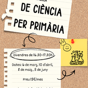 Taller de ciència per alumnes de Primària