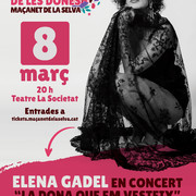Elena Gadel en concert pel Dia internacional de les dones a Maçanet de la Selva