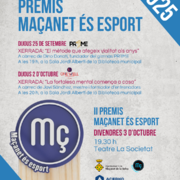 II Premis Maçanet És Esport
