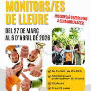 Curs intensiu de Monitors/es de lleure