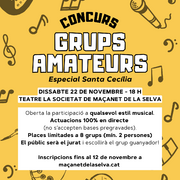 Audició de Santa Cecília de l'Escola de Música - Concurs Amateurs