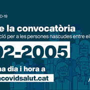 Oberta la convocatòria de vacunació pels nascuts entre el 1992 i el 2005