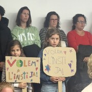 “Volem l’Institut ja!”: Maçanet de la Selva s’uneix per exigir una educació digna - img_0389.jpeg