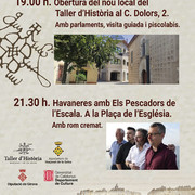 Obertura del nou local del Taller d'Història de Maçanet + Havaneres amb els Pescadors de l'Escala
