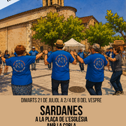 Sardanes a la fresca amb la Cobla Santa Maria de Blanes