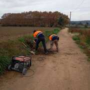 L’Ajuntament instal·la faroles LED al Camí de les Monges per millorar la connectivitat i la seguretat